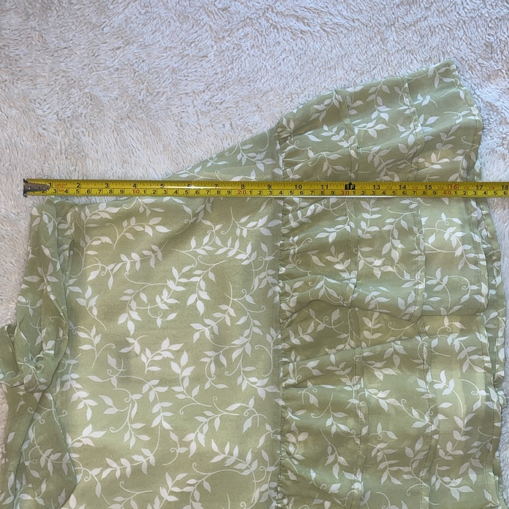 Ever After green plant‎ ruffle skirt - Picture 4 of 8